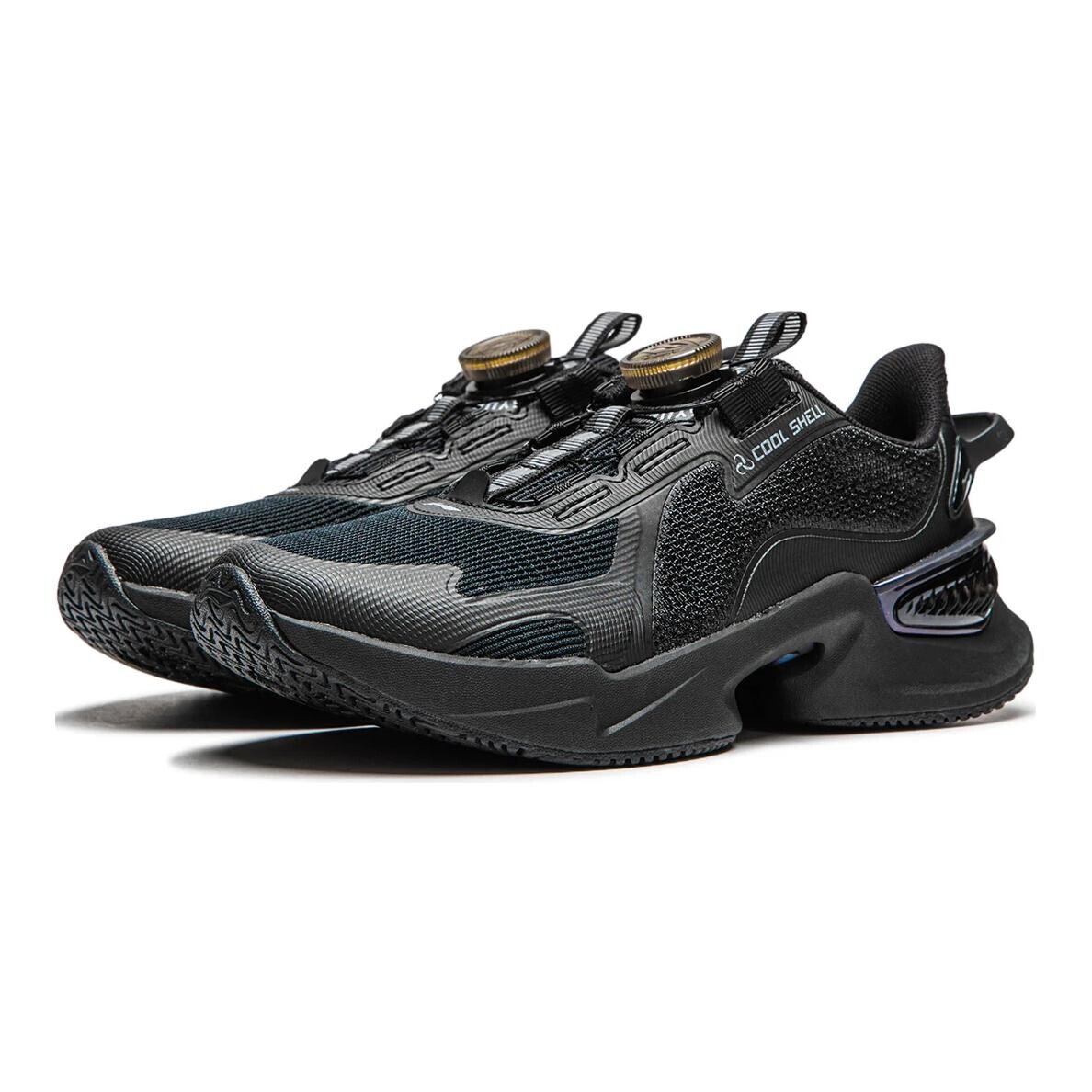 Кроссовки детские Dragonfly Leap V2 GS Low-top черные Lining Young, черный — фото 3