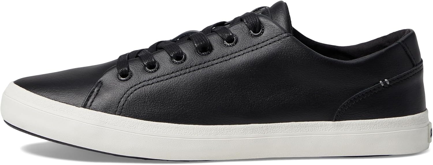 Мужские кожаные кроссовки Sperry Striper, черный — фото 4