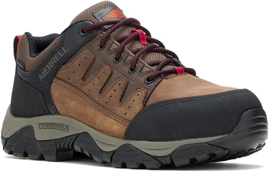 Мужские ботинки Merrell Windoc с водонепроницаемой стальной ноской, низкие, Rye — фото 2