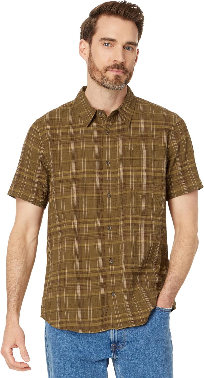 

Рубашка Toad&Co Fletcher Short Sleeve Shirt, цвет Green Moss