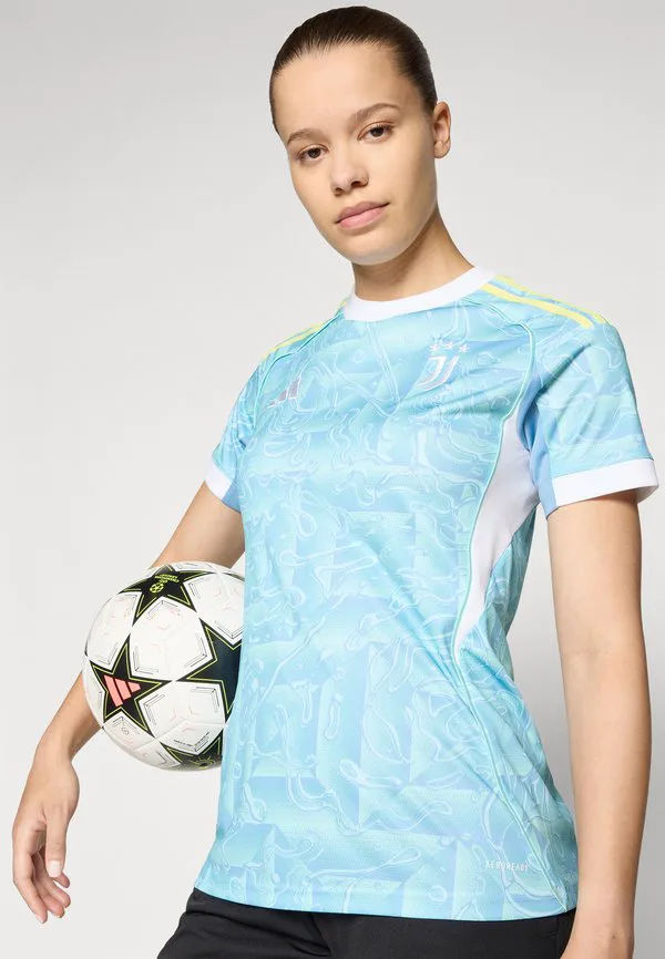 Выездная футболка «ювентуса» сезона 25/26. Adidas Performance, Ash Blue — фото 4