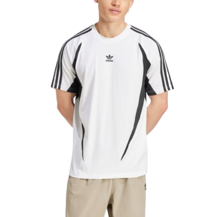 

Adidas Archive Футболка с вышитым трилистником, белый/черный