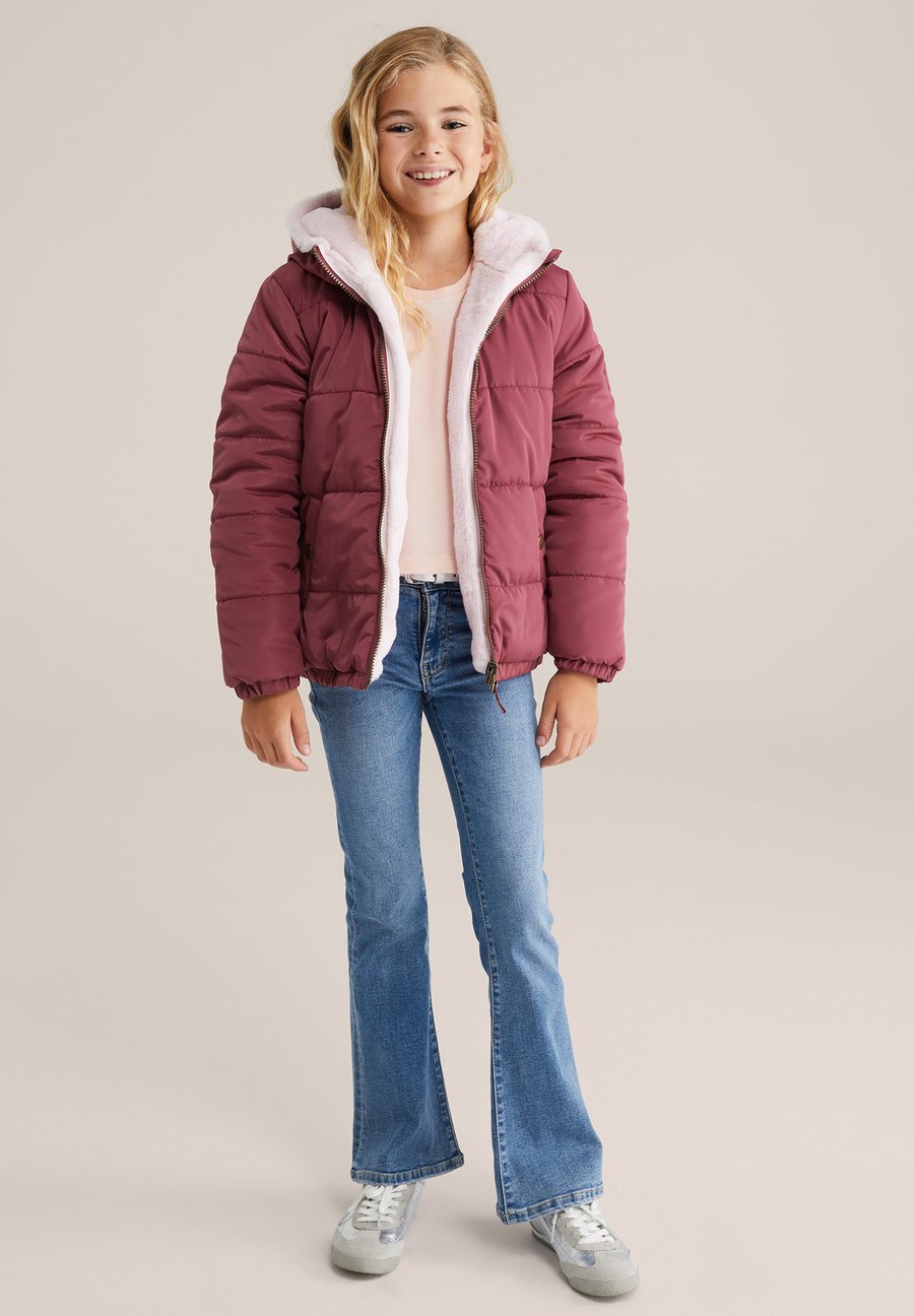 

Зимняя куртка WE Fashion Winter jacket, Old Rose/Mottled Light Pink