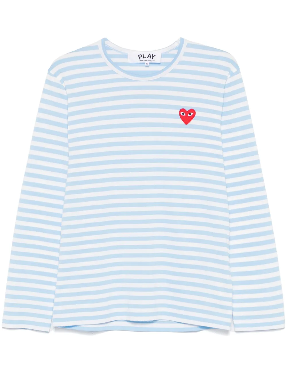 

Полосатая футболка с логотипом Comme Des Garçons Play, синий