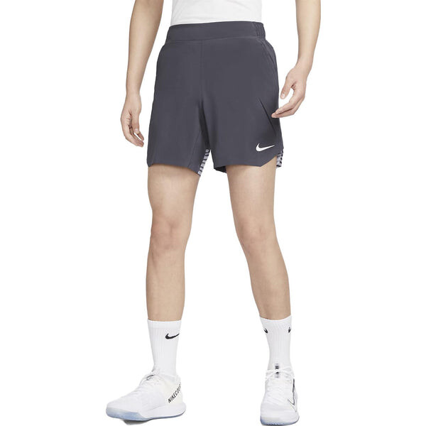Шорты Nike Court Dri-FIT Slam Tennis Shorts 'Gridiron White', цвет gridiron/white — фото 4