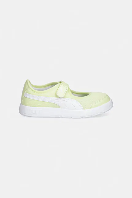 Кроссовки низкие Courtflex v3 Lina V Puma, зеленый — фото 2