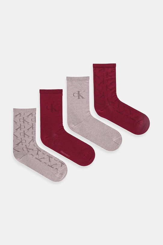 

Носки 4 пары Calvin Klein Jeans, розовый