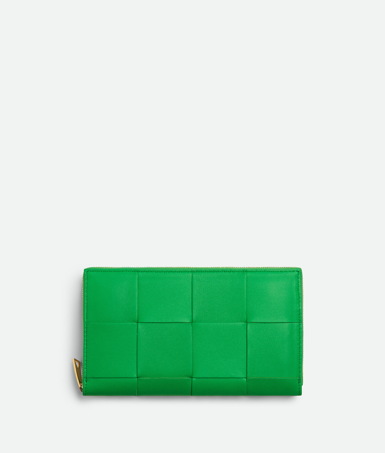 

Кошелек с застежкой-молнией Bottega Veneta, зеленый
