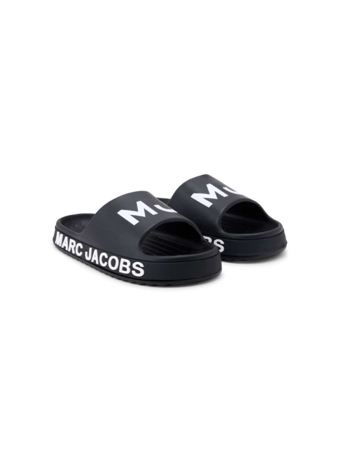 

Marc Jacobs Kids шлепанцы с логотипом, черный