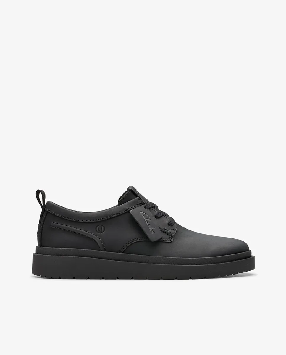 

Мужские туфли Polden Lace из кожи с ЭВА Clarks, черный