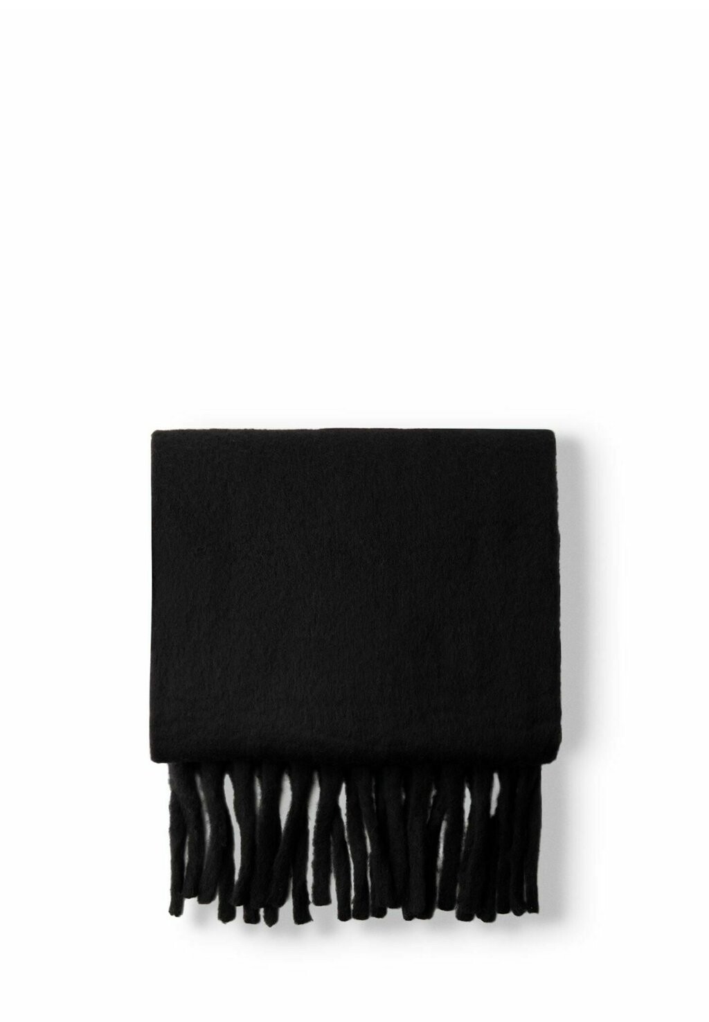 

Шарф PLAIN Bershka, черный деним