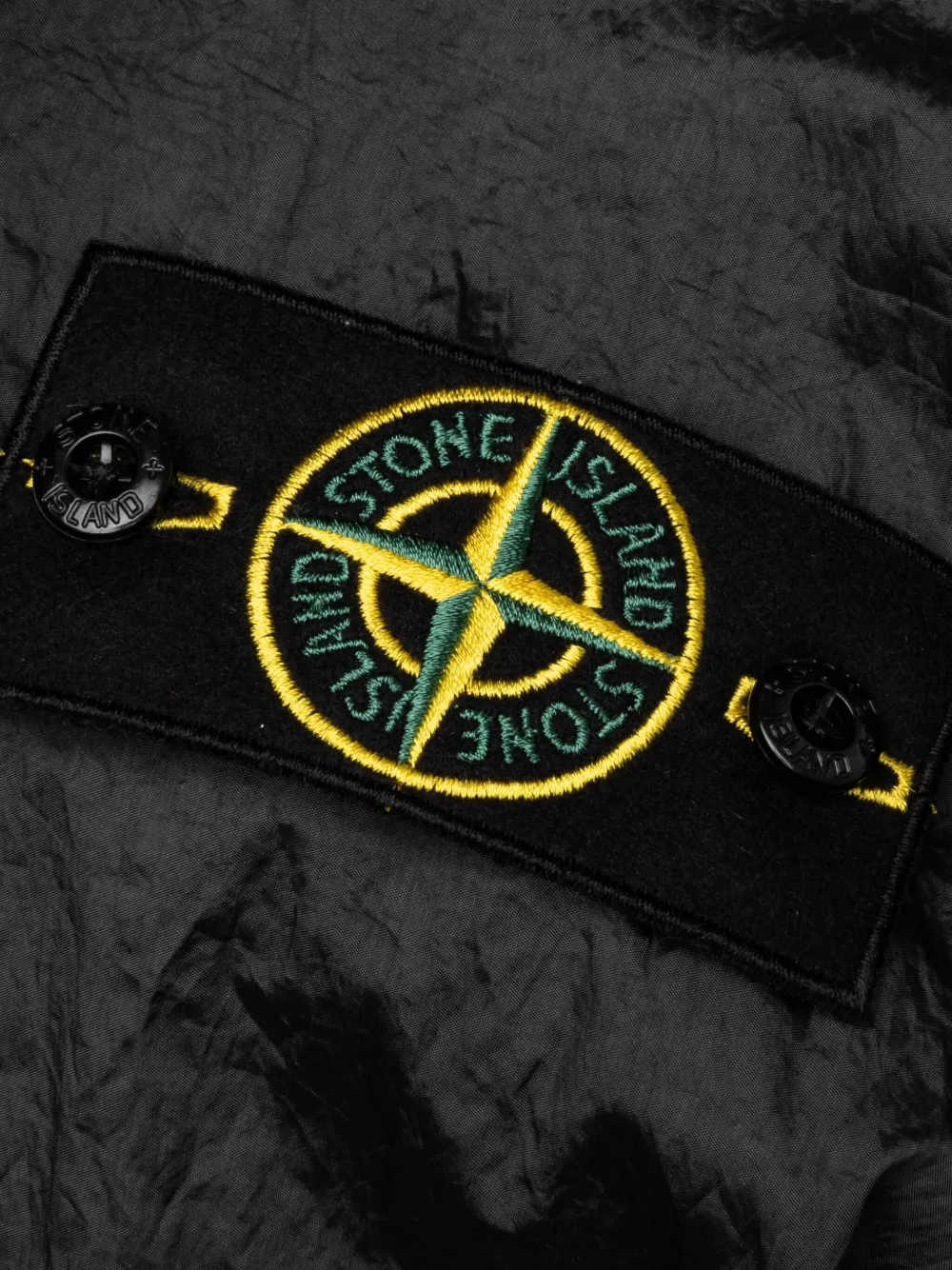 Куртка с значком компаса Stone Island, черный — фото 3