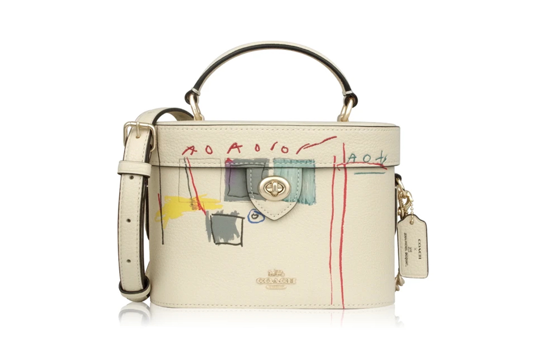 

COACH Сумка-кроссбод Basquiat Collaboration Kay кожаная коробка женская пшеничная