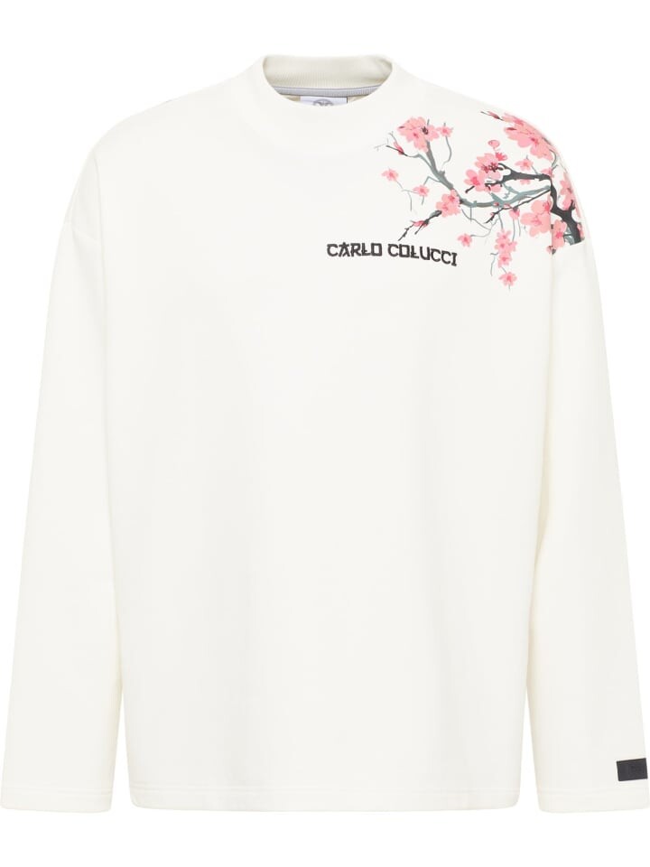 

Толстовка Carlo Colucci Sweatshirt Dragogna, белый