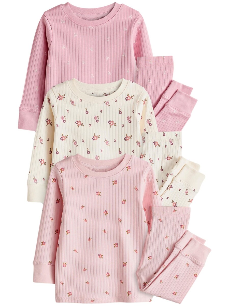 

Пижама Next, цвет Dusky pink/Light pink
