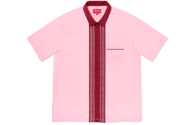 

Рубашка унисекс Supreme, розовый