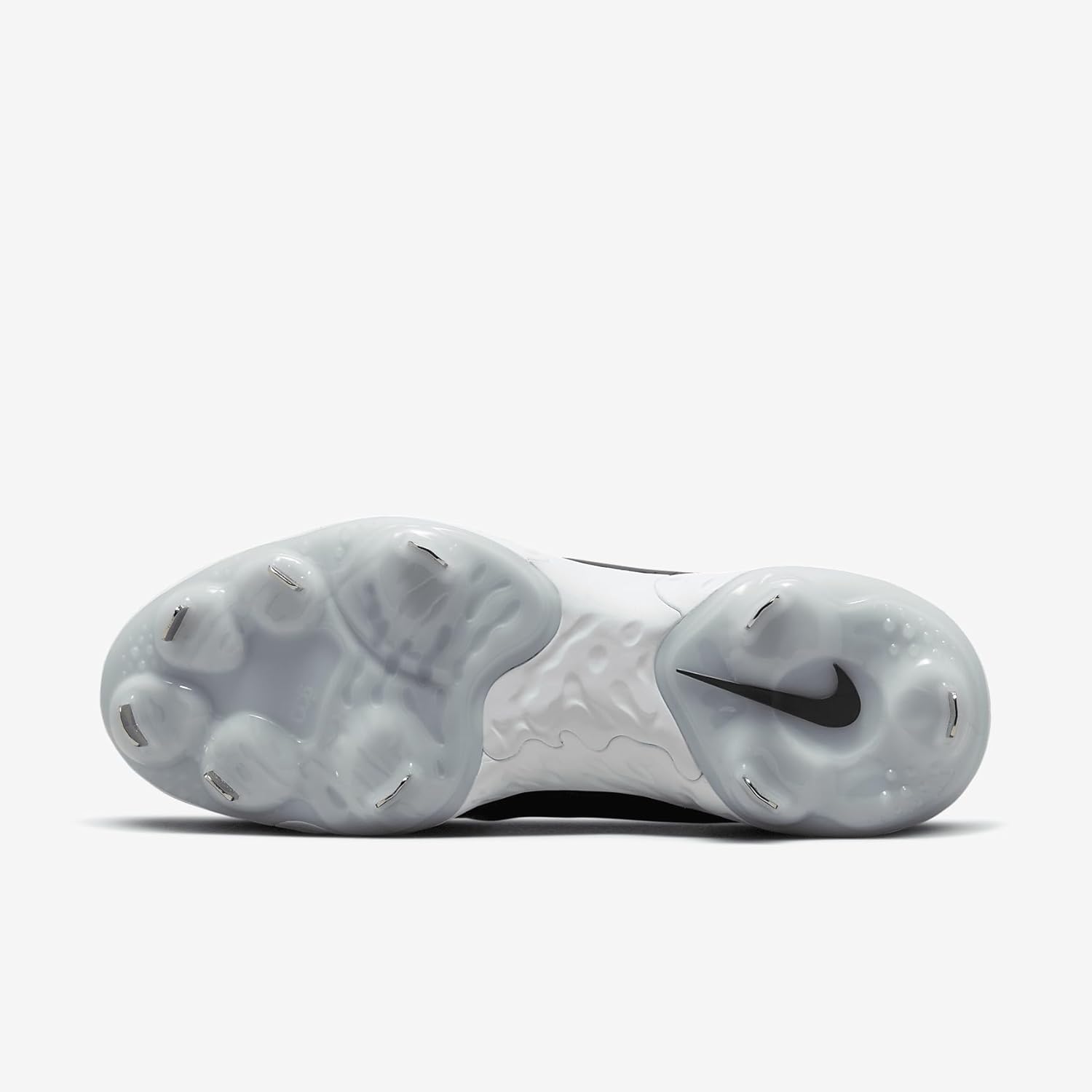 Бейсбольные бутсы Nike Men's Alpha Huarache Elite 4, белый/черный/синий — фото 2