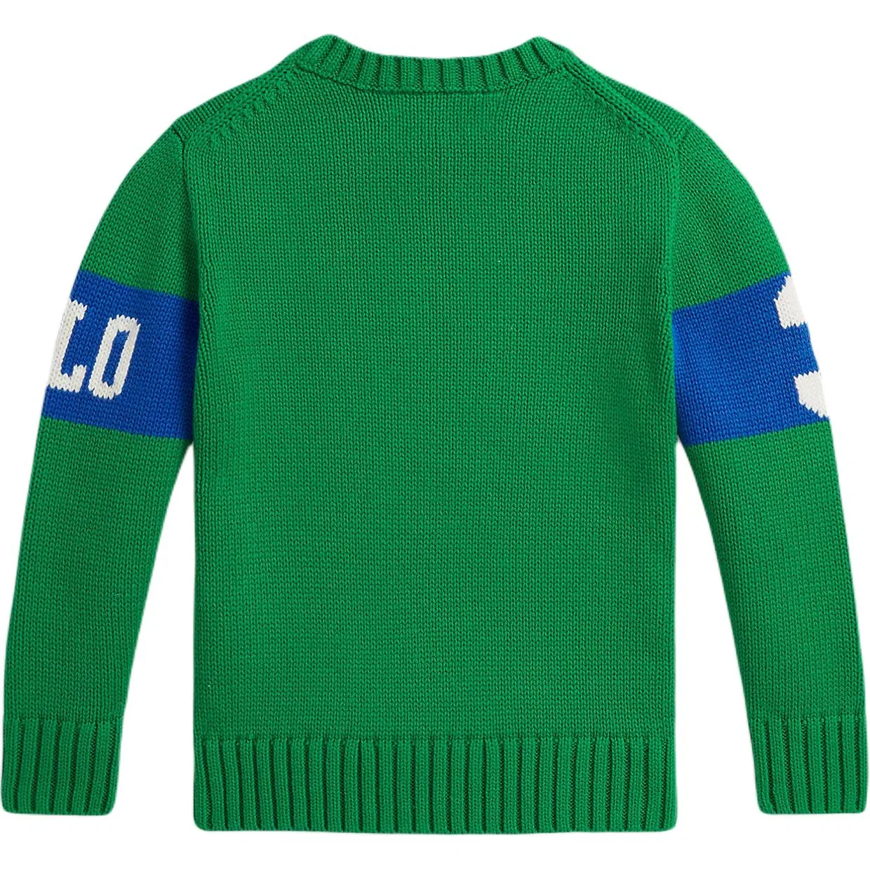 Свитер зеленый мультиколор Polo Ralph Lauren для детей 3-7 лет — фото 3