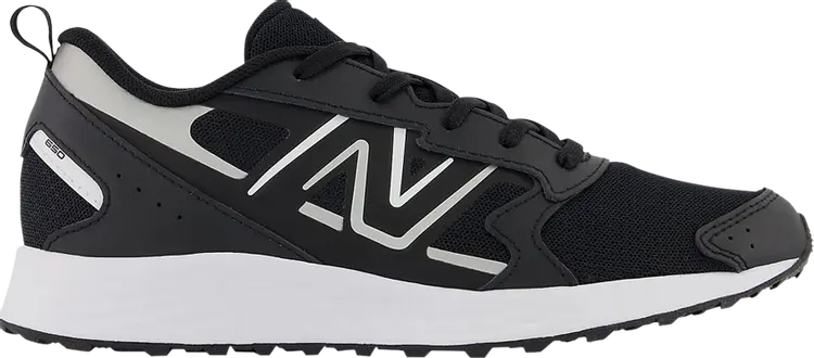 

Кроссовки Fresh Foam 650v1 Big Kid X-Wide 'Black Metallic Silver', черный