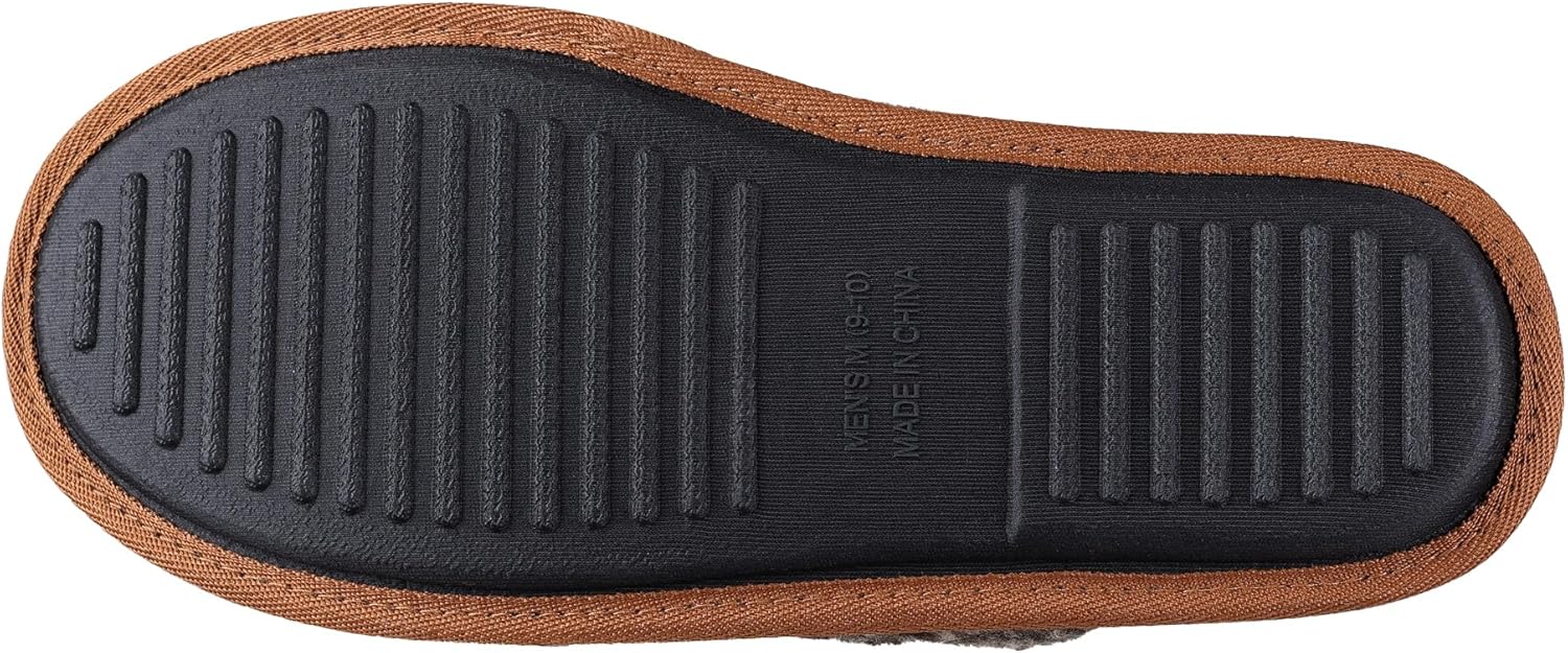 Мужские мокасины FOCO NCAA Sherpa Scuff коричневого цвета - ультрамягкая плюшевая подкладка и вышитый логотип команды - официально лицензированная обувь NCAA для максимального комфорта и командного духа — фото 3