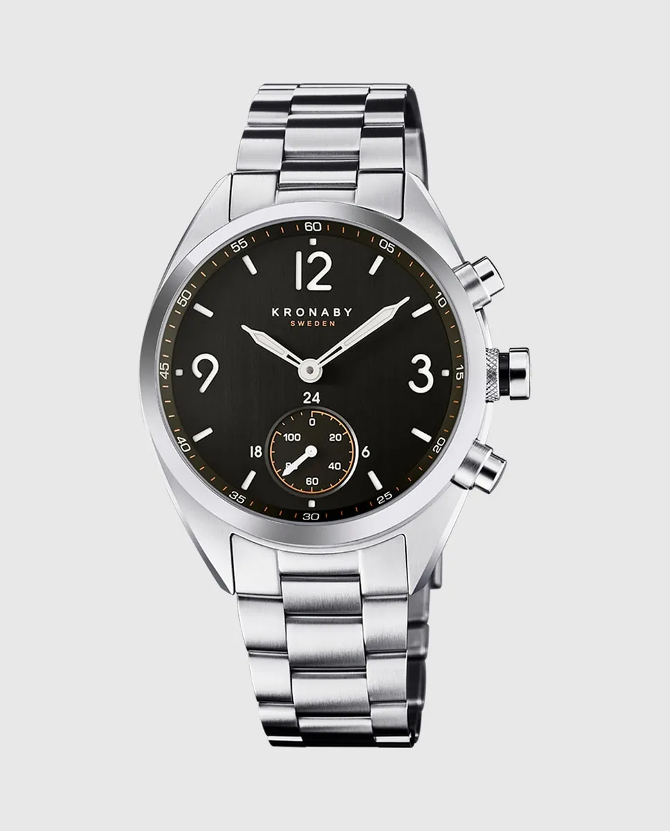 

S3113/1 Apex мужские часы в серебристой стали Kronaby, серебряный
