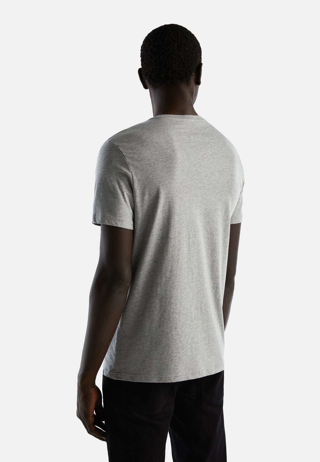 

Базовая футболка IN LONG FIBER United Colors of Benetton, цвет Mottled Grey