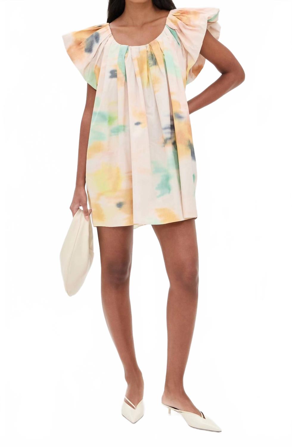 

Платье Abi в разноцветный цветочный принт A.L.C., мультиколор