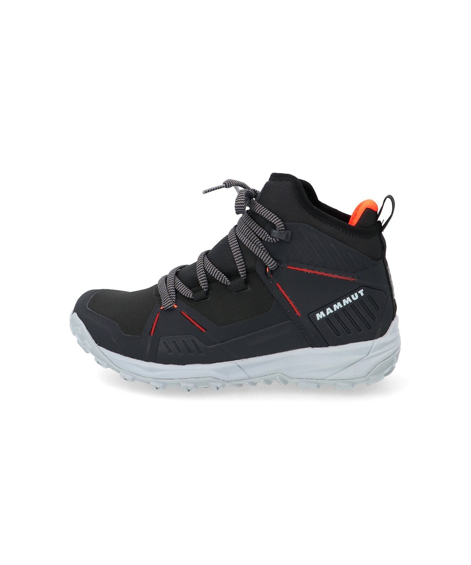 Мужские кроссовки MAMMUT Saentis Pro WP, Black-Vibrantorange — фото 2