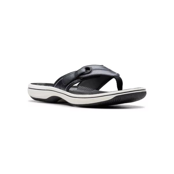 Женские шлепанцы Cloudsteppers Breeze Reyna Clarks, черный