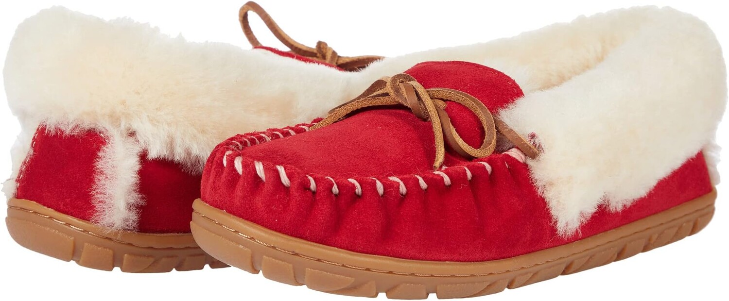 

Тапочки Wicked Good Moccasins L.L.Bean, темно-красный