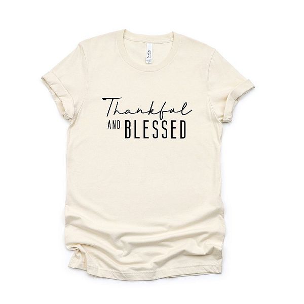 

Футболка с принтом Thankful and blessed Simply Sage Market, Cream, Зеленый, Футболка с принтом Thankful and blessed Simply Sage Market, Cream