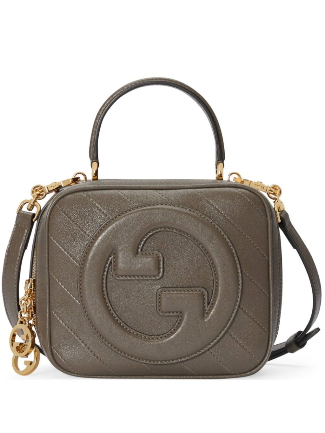 

Сумка Gucci Blondie с верхней ручкой, коричневый