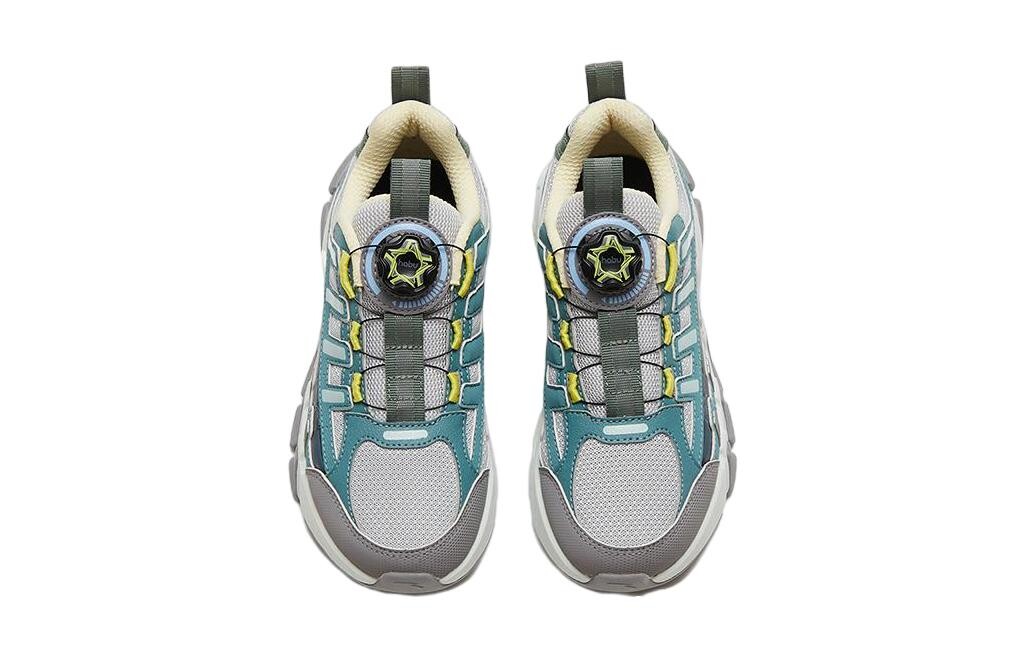 Кроссовки Anta kids Kids Lifestyle Shoes GS Low-top Grey/Green — фото 3
