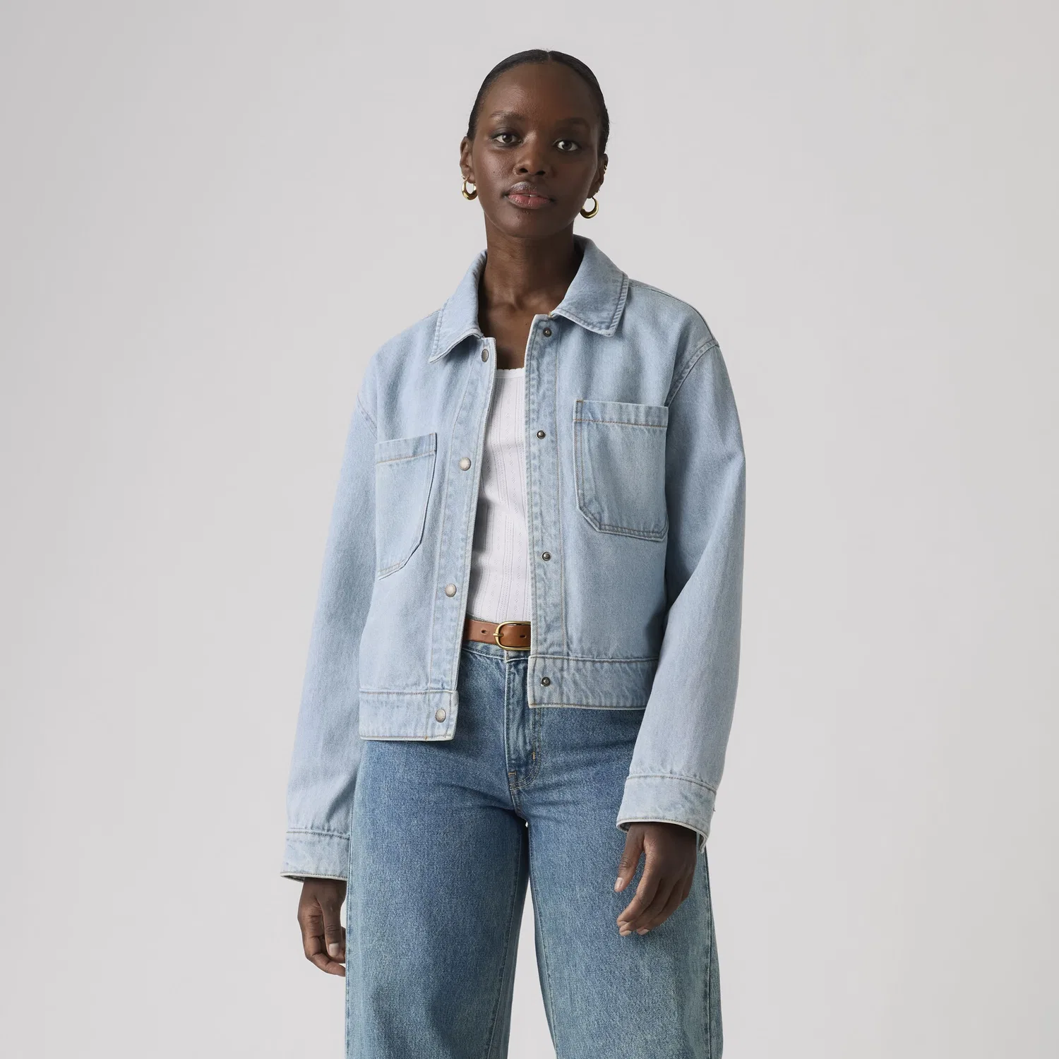 Куртка с двумя карманами Levi's, Light Wash — фото 3