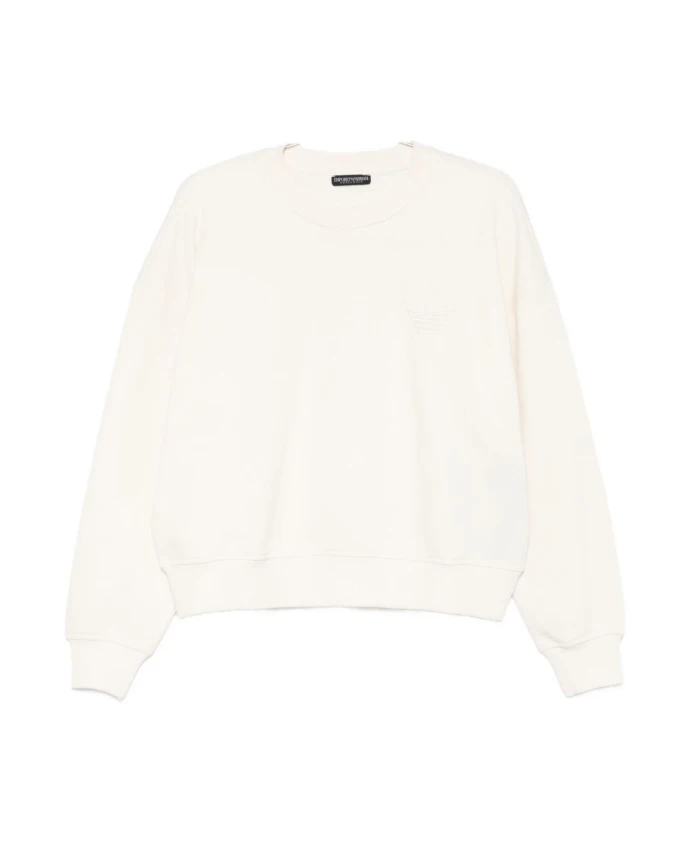 

Толстовка с круглым вырезом Emporio Armani, бежевый