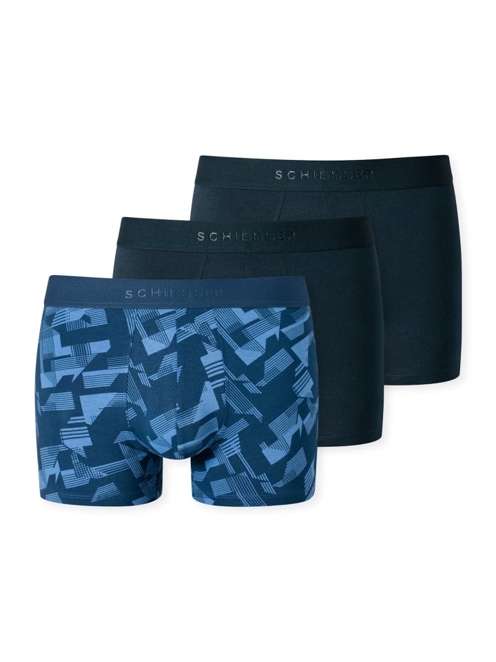 

Боксеры Schiesser Trunks 3er Pack, разноцветный