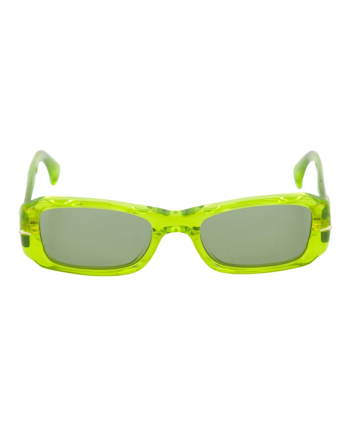 

Узкие солнцезащитные очки прямоугольной формы с номером Cuatro Le Specs, зеленый