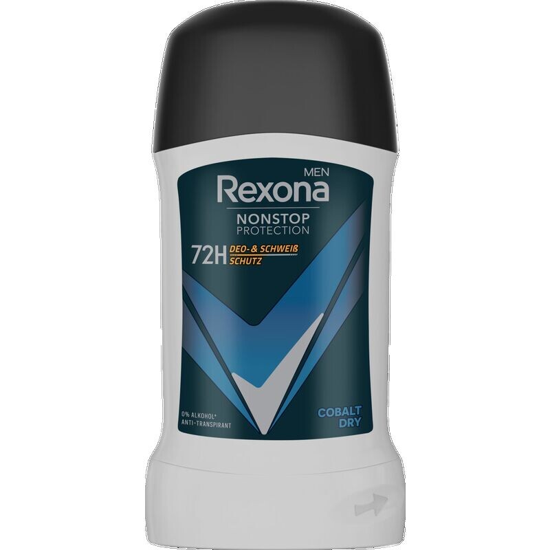 

Дезодорант-стик-антиперспирант Nonstop Protection Cobalt Dry Rexona, 50 ml