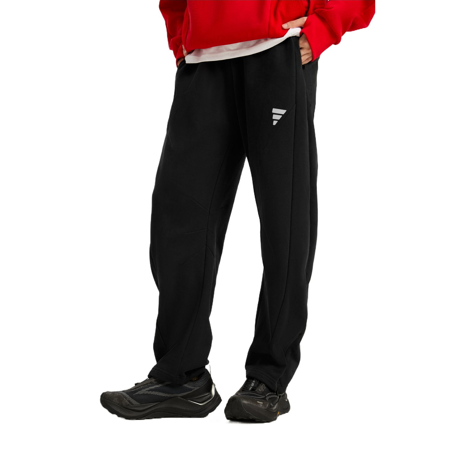 Adidas FOS Casual Pants Men's Black — фото 4