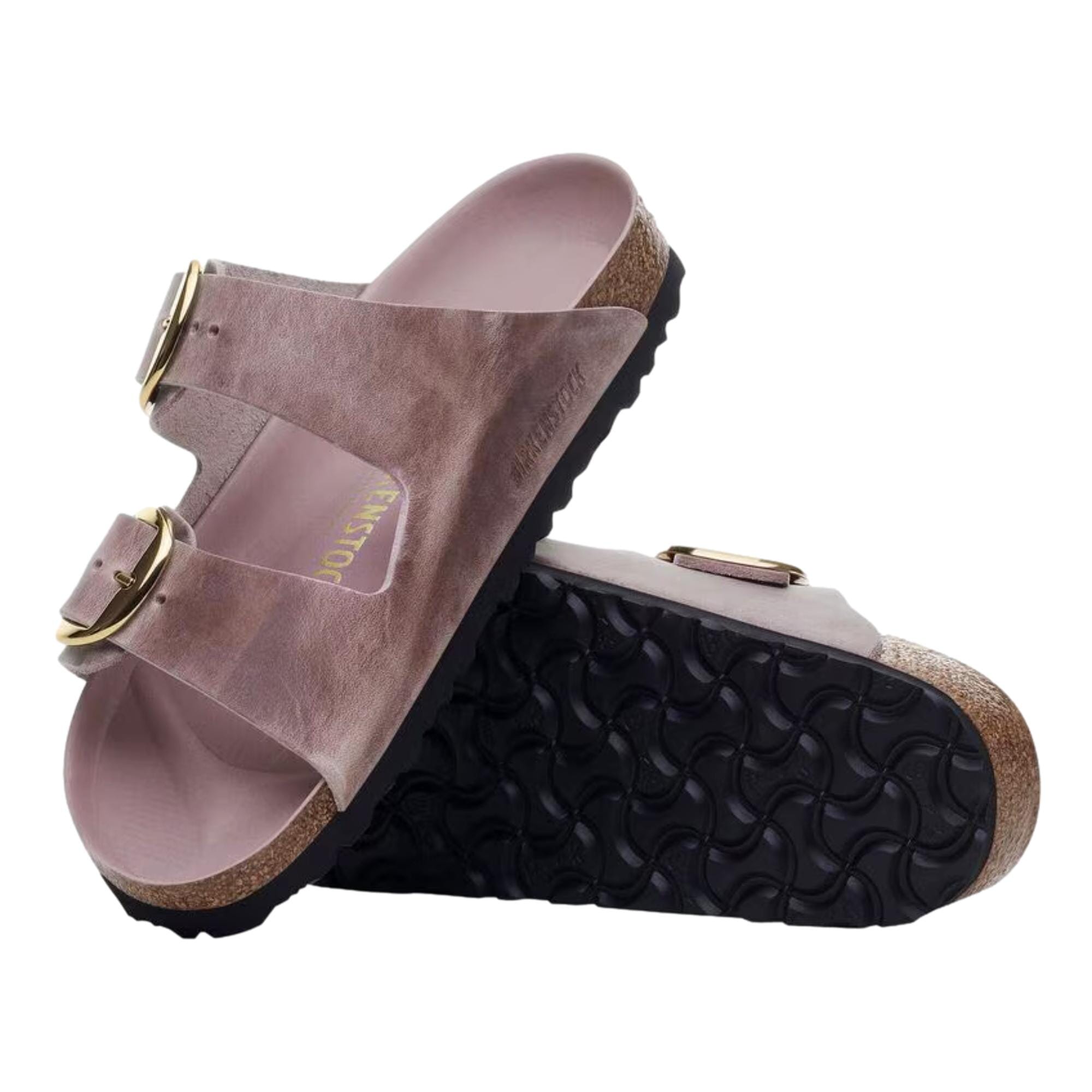 Биркеншток Аризона Биг Бакл Лавандер 1029267 Женские мюли Birkenstock, фиолетовый — фото 3