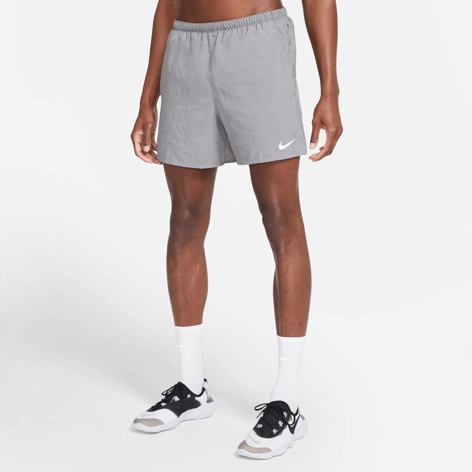 Мужские шорты Nike Dri-Fit Challenger BF 5 дюймов, размер CZ9062-084, Grey — фото 2
