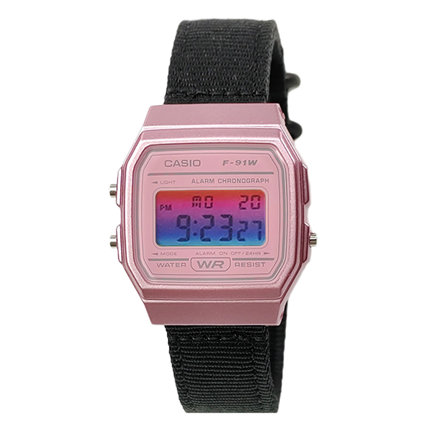 

CASIO Часы Retrofit Series Quartz Movement Nylon Strap Watch Men's Watch Pink Watch Dial