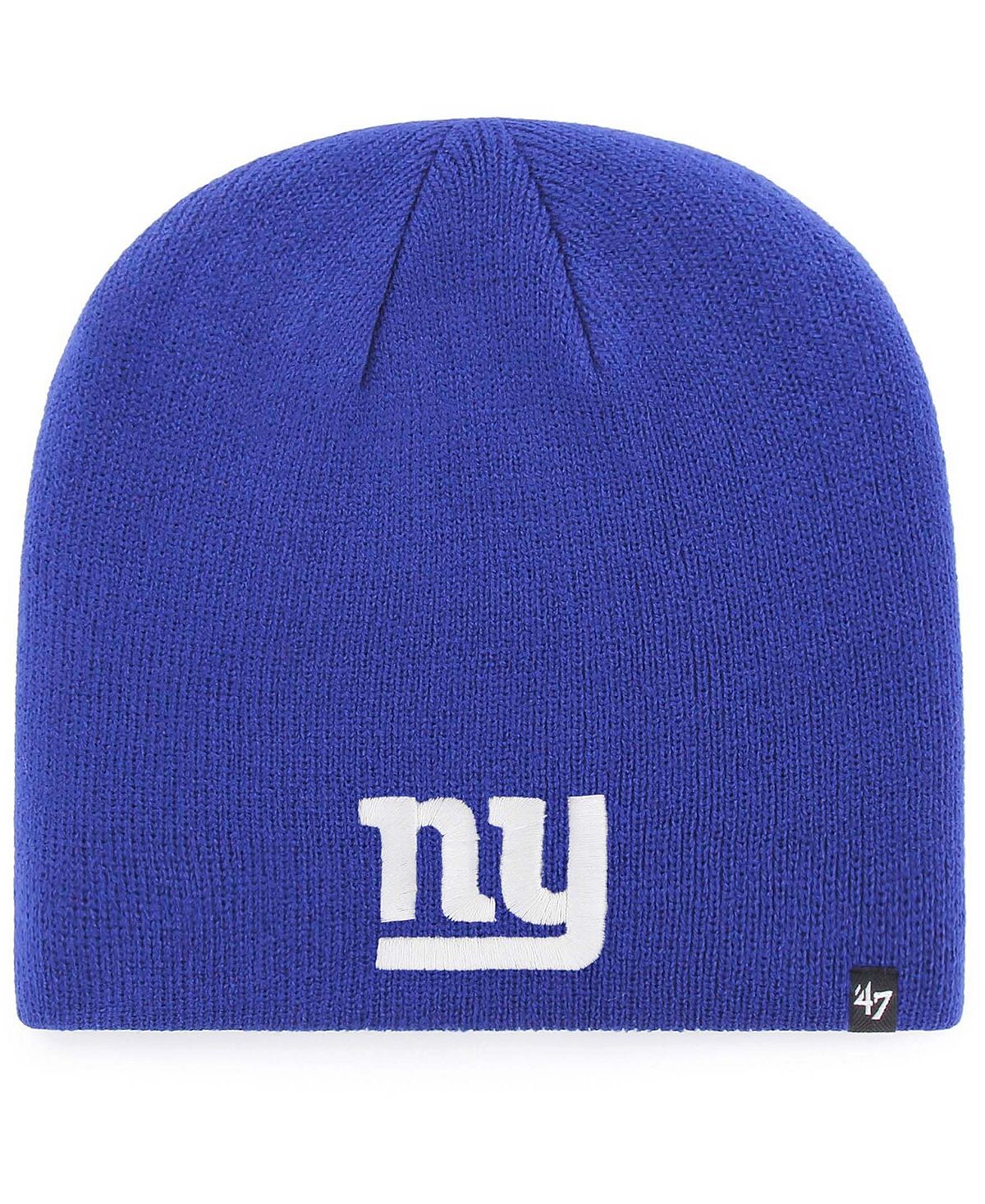 

Мужская вязаная шапка с логотипом Royal New York Giants Primary '47 Brand