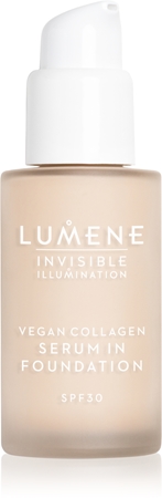 

Легкая основа с питательным эффектом Lumene Invisible Illumination Vegan Collagen Serum in Foundation, SPF 30 00 30 ml