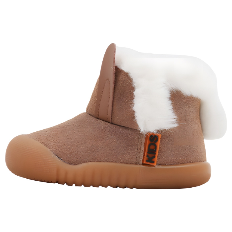 

Нескользящие термо детские ботинки Infant And Toddler MAIBUXIONG, коричневый