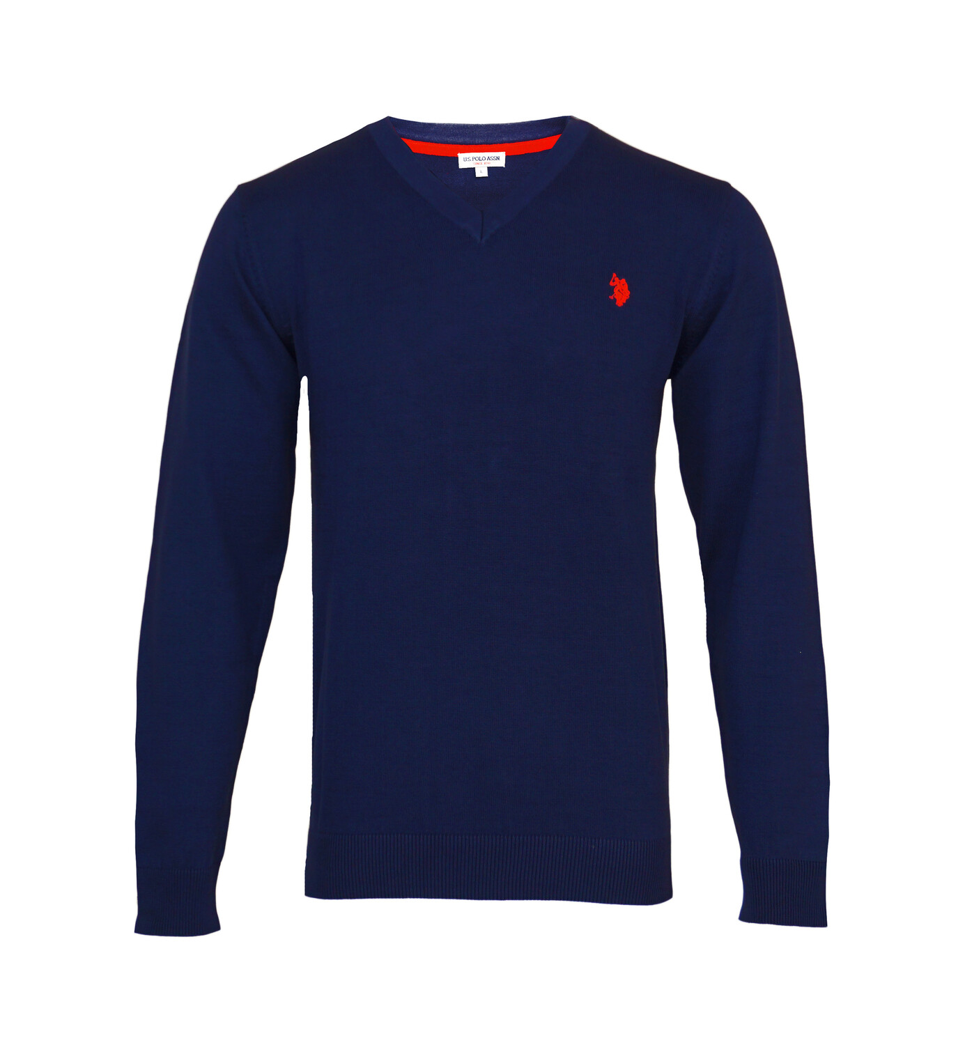 

Свитер us polo assn с v-образным вырезом U.S. Polo Assn, синий