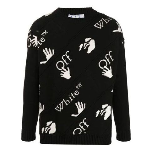 

Свитер men's logo black Off-White, черный