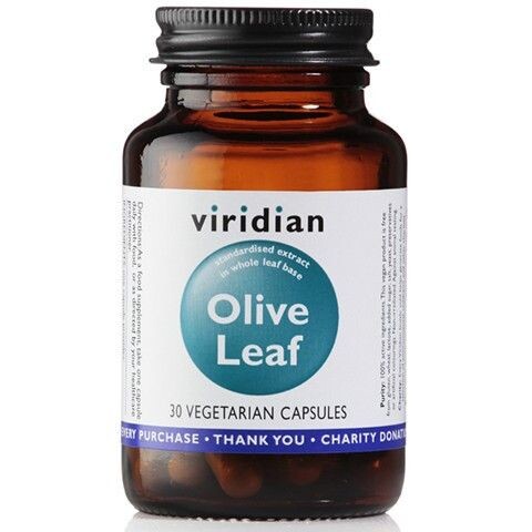 

Экстракт листьев оливы в капсулах Viridian Liść Oliwny, 30 шт