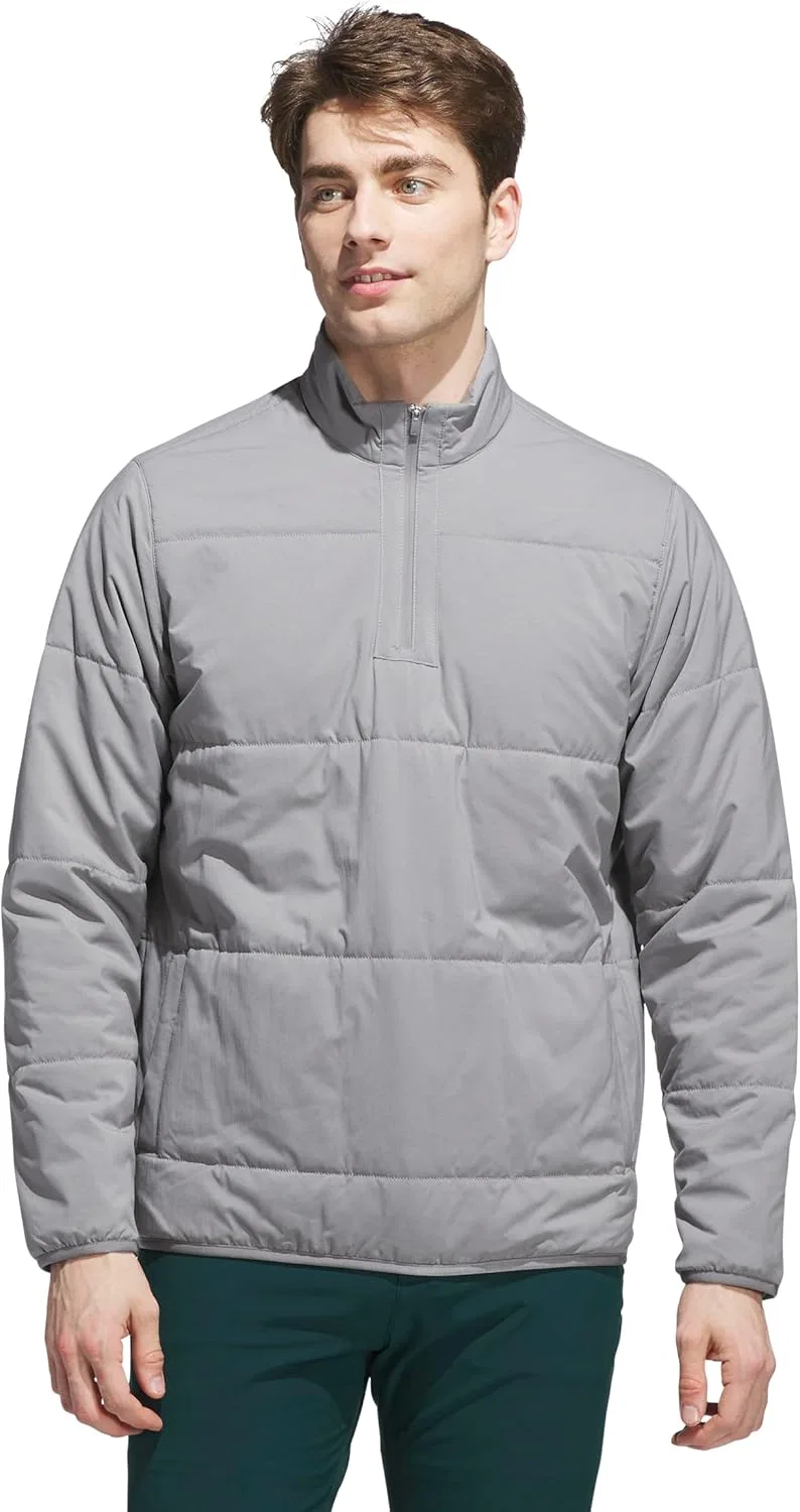 Куртка Adidas Ultimate365 Arctic с застежкой-молнией до четверти длины (мужская), Grey Three — фото 2