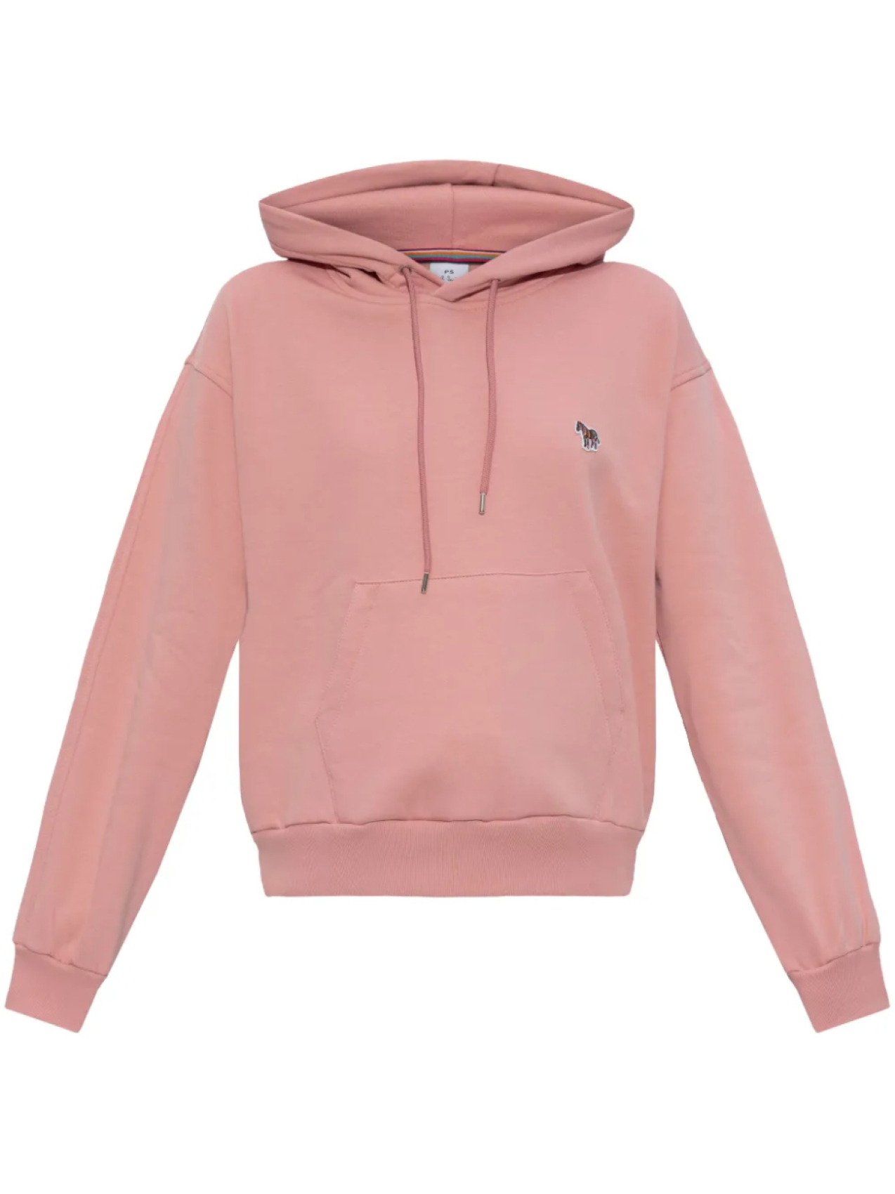 

Толстовка с капюшоном PS Paul Smith с принтом зебры, розовый
